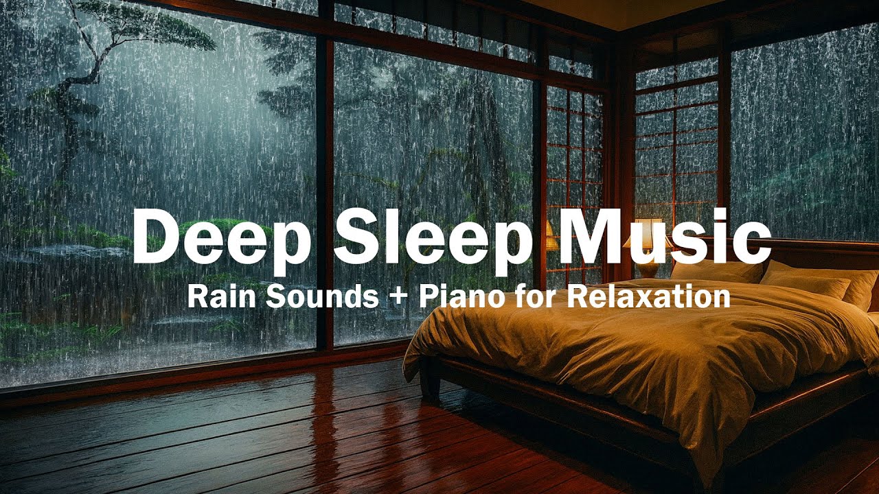 Relaxing Piano Music – Healing Rain Sounds for Deep Sleep, Insomnia ...