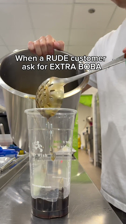 Rude customer VS Nice customer, you know what to do🤭#boba #bobatea #bubbletea #bobalove #yummy