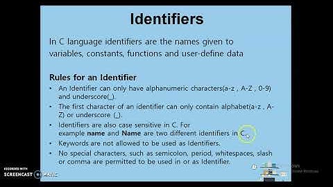 Chapter3 - Tokens: Keywords And Identifiers/Learn C in Tamil/Tokens In C program