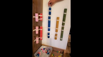 Learning with Teacher Pat: Pom Pom Color Sorting Chutes