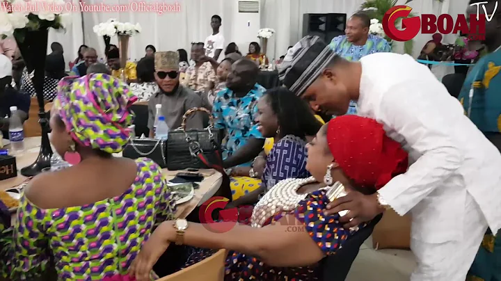 Bimbo Thomas & Saidi Balogun Storms Liz Da Silva's Ankara Day Together In Lovely Ankara Outfits