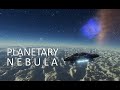 Peaceful Longplay Elite Dangerous - Atmospheric Flight with Planetary Nebula (No commentary)