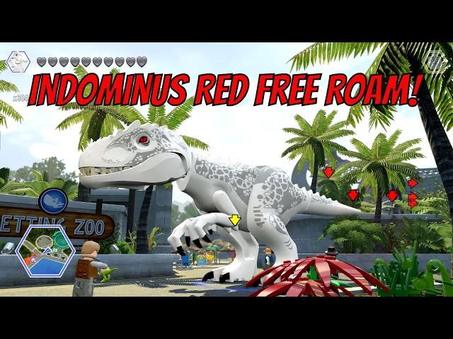 LEGO Jurassic World - Velociraptor Free Roam Gameplay [HD] 