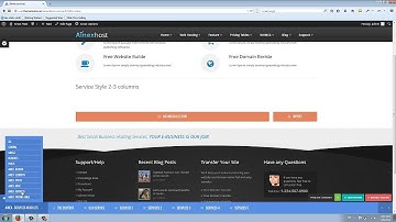 How to create service style 2- 3 columns section  [Ainex Host WHMCS WordPress Integration Theme]