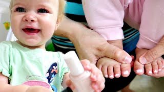 👶🏻Baby's FIRST PEDICURE💄 👶🏻Baby's FIRST PEDICURE💄