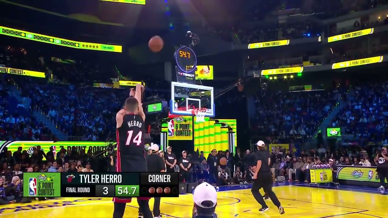 Tyler herro wins 2025 3 point contest