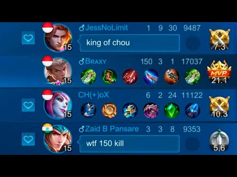 CHOU 100 Kill in Ranked Game Challenge (WORLD RECORD)