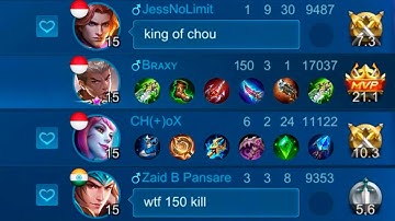 CHOU 100 Kill in Ranked Game Challenge (WORLD RECORD)