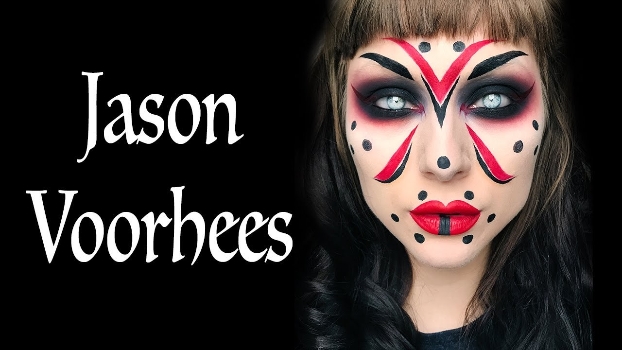 Glam Jason Voorhees Friday The 13th Halloween Makeup Tutorial YouTube