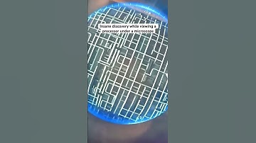 Processor under microscope (insane discovery)