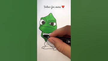 Pascal coloring #disney #music #movie #foryou #shorts #trending #video
