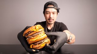 Big Mac but with cheeseburgers instead of buns