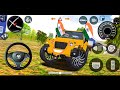 Modified Mahindra Thar😈Games:India Orange Thar (Gadi Wala Games) Car Game Android Game - #2026