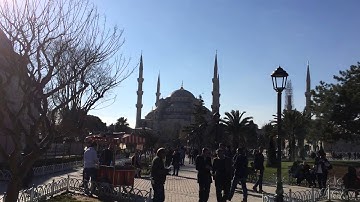 Hagia Sophia and Blue Mosque Duet Call to the prayer