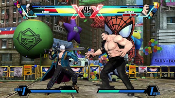 ULTIMATE MARVEL VS. CAPCOM 3 Dante/Trish/Crimson Viper Playthrough
