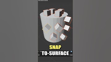 Blender: Snap Objects To Surface
