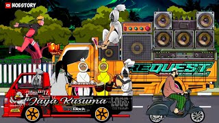 Karnaval Takbir Keliling Hantu Pocong Animasi Truk Sound System