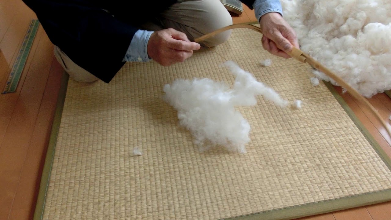 自宅学習教材「綿の一生」07:綿打ち・基本編 YouTube 自宅学習教材「綿の一生」07:綿打ち・基本編 YouTube