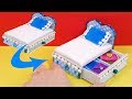 DIY Miniatures Bunk Bed For Dollhouse | Doll crafts