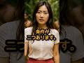 彼女が言った二つの条件は？