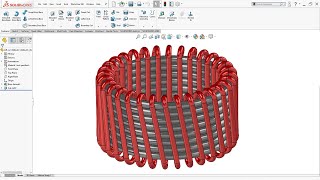 SolidWorks Tutorial | Design Armature Winding