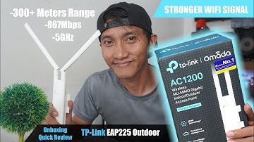 TP-Link EAP225-Outdoor Access Point Unboxing and Quick Review