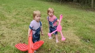 Twins test out bubble stand