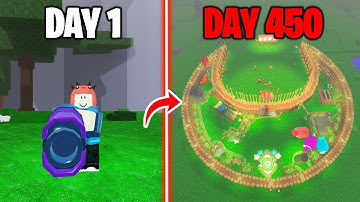 450 Days to Build a Best Base in 99 Nights in the Forest