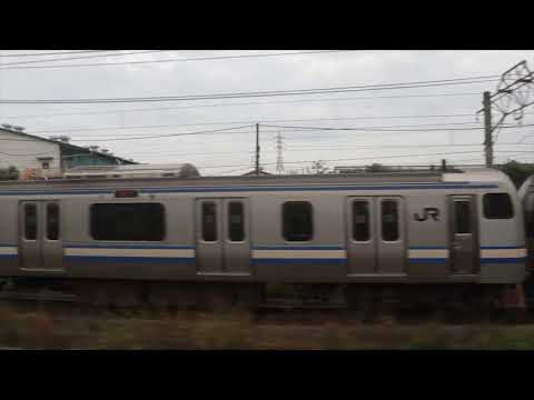 【並走バトル】横須賀線回送列車E217系VS東海道線E231系　藤沢駅～大船駅　2024年11月16日