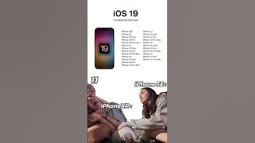 Apple iOS 19 Supported Devices | Which device you are using? #ios19 #ios19beta #ios19leaks