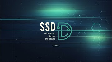 SSD Secure Disclosure Introduction