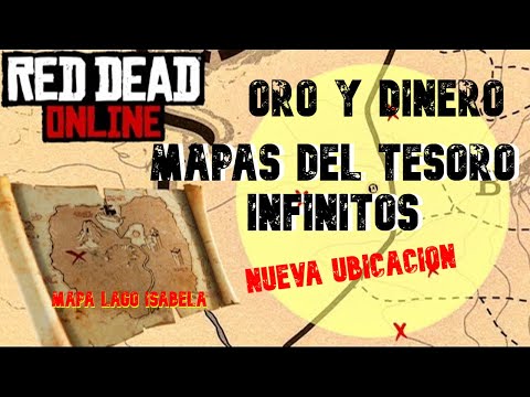 EL MEJOR METODO PARA COGER MAPAS DEL TESORO INFINITOS(MAPA LAGO ISABELA)RED  DEAD REDEMPTION 2 ONLINE 