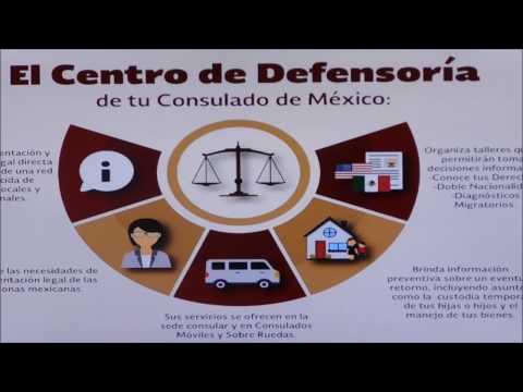 Consulado de México en Los Ángeles ofrece Centro de Defensoría