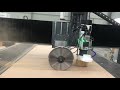 disk automatic tool changer cnc router machine with saw cutting