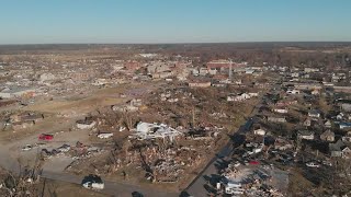 FEMA drone view: Here's what Mayfield looks like after tornadoes leave path of destruction
