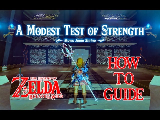 Namika Ozz Shrine / Modest Test of Strength - BotW 