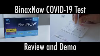 How to use the BinaxNOW COVID-19 Antigen Self Test \& Review