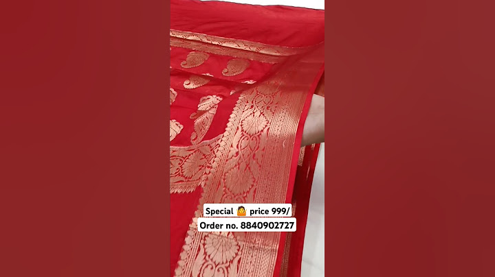 Top saree) beautiful Red saree collection 2024/ new lonch Banarasi saree #available #saree #red
