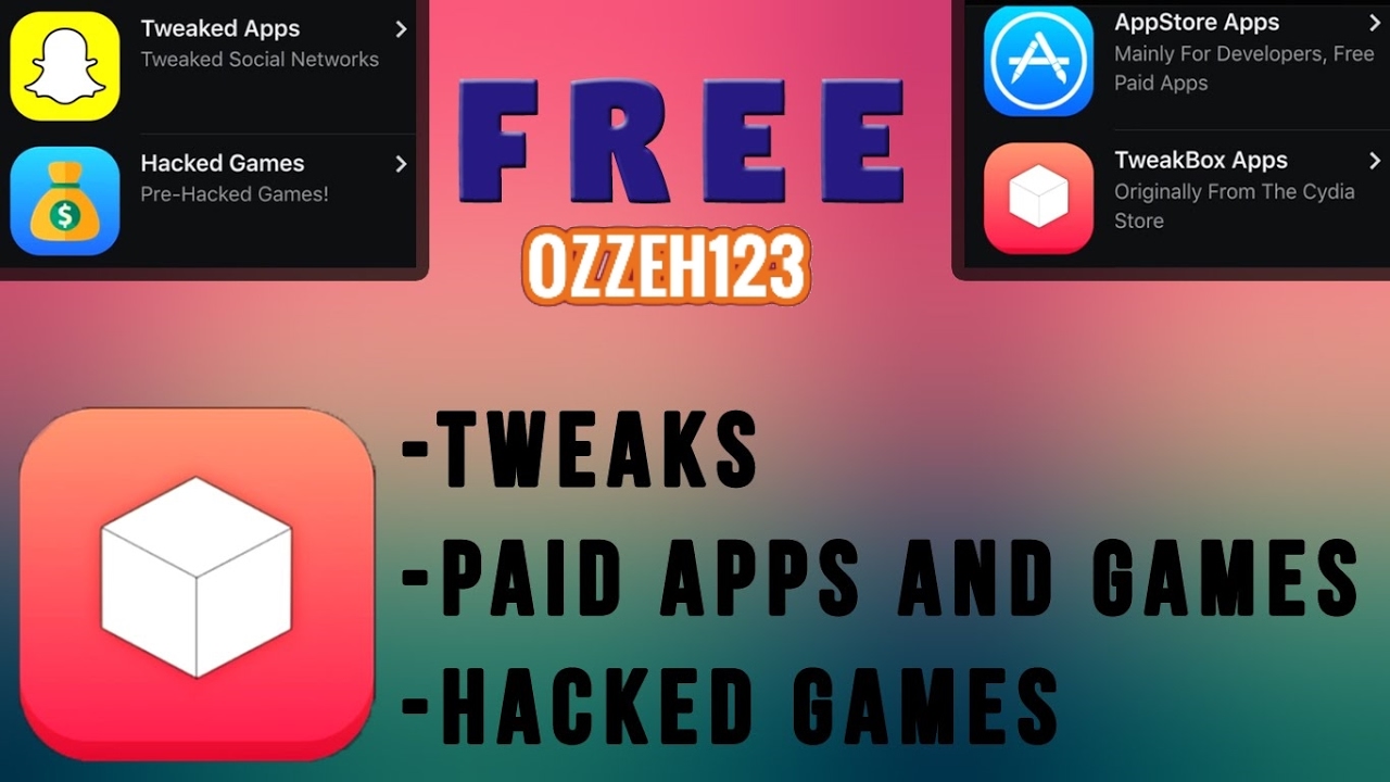 OMG FREE PAID APPS AND HACKED APPS (WORKING) - TweakBox - 