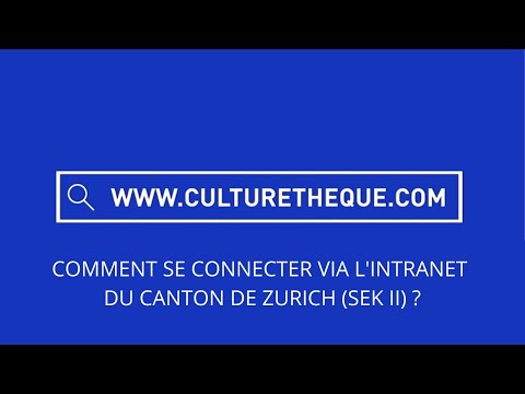 TUTO 10 | Comment se connecter via l'intranet du canton de Zurich (Sek 2)