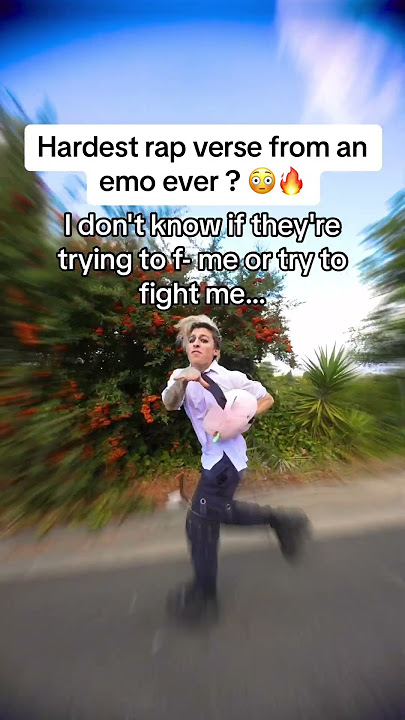 HARDEST RAP VERSE FROM AN EMO KID?!😳🔥 #emo #rap #rapper #rock #rockmusic #goth #alternative #music