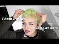 bleaching my hair turned my hair green *fail*