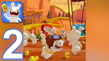 Rabbids Crazy Rush - Gameplay Walkthrough Part 2 - Levels 11-20 (iOS, Android)