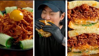 [ REVERSED ] ASMR | Best of Delicious Zach Choi Food | MUKBANG | COOKING |