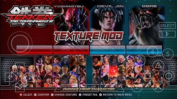 UPDATE TEKKEN TAG TOURNAMENT 2 - TEXTURE MOD PPSSPP | YOSHIMITSU Gameplay 2023