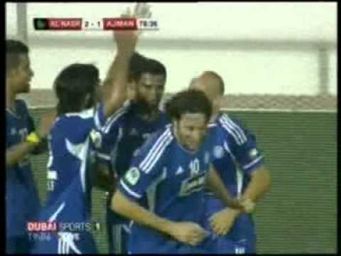 هدف لوكا توني في مباراة النصر وعجمان 09 فبراير 2012 