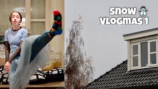 FIRST SNOW!!! Vlogmas #1 || 2021