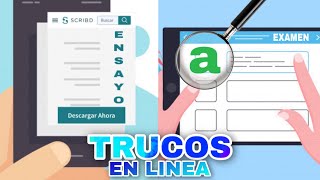 Trucos para la escuela EN LINEA  consigue las respuestas de tu examen