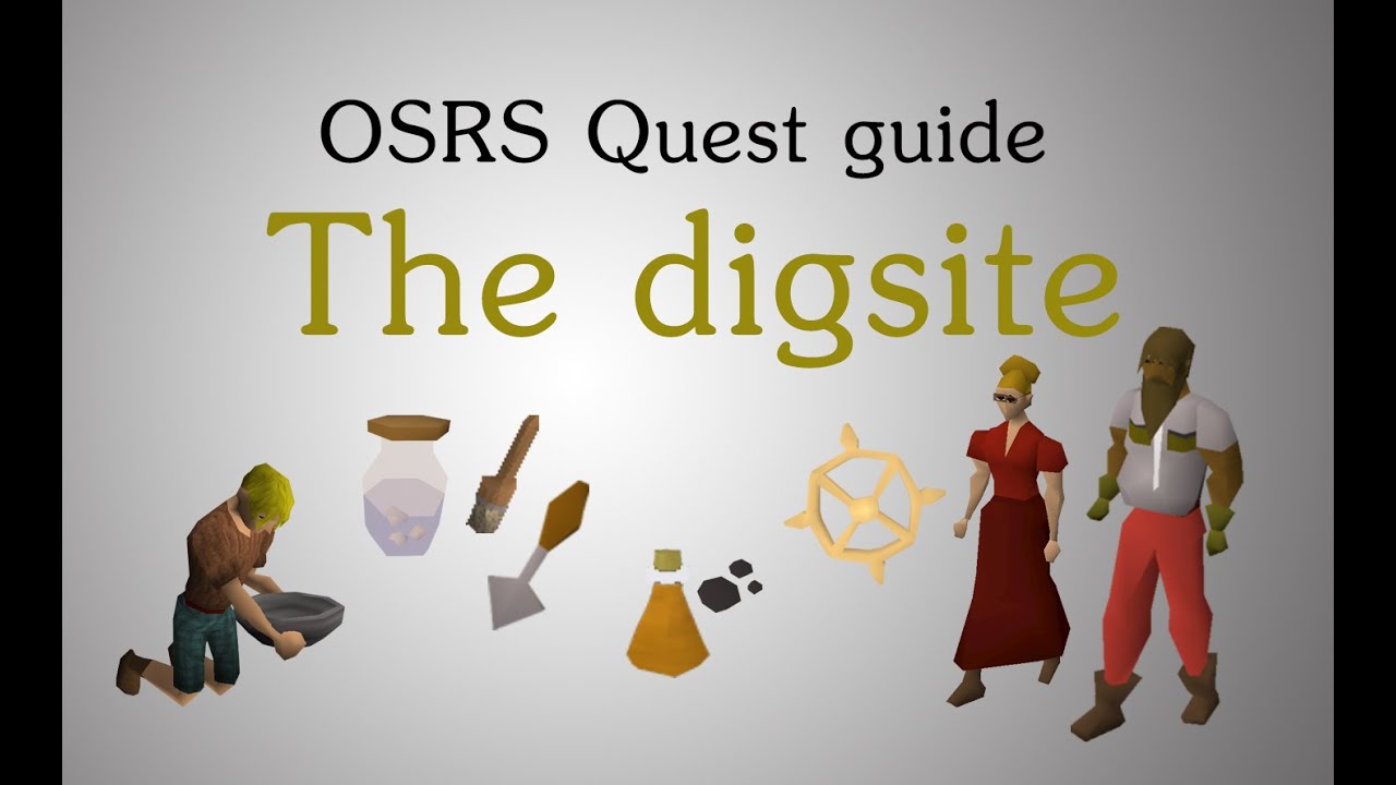 [OSRS] The digsite quest guide YouTube