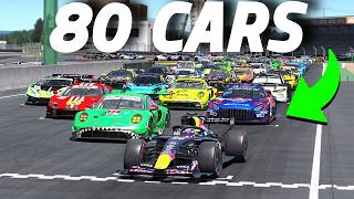 Can an F1 Car Pass 80 GT3 CARS In 1 LAP? screenshot 5